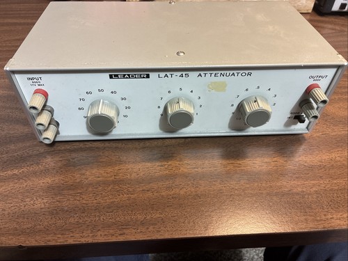 Leader lat attenuator - attenuator, audio
