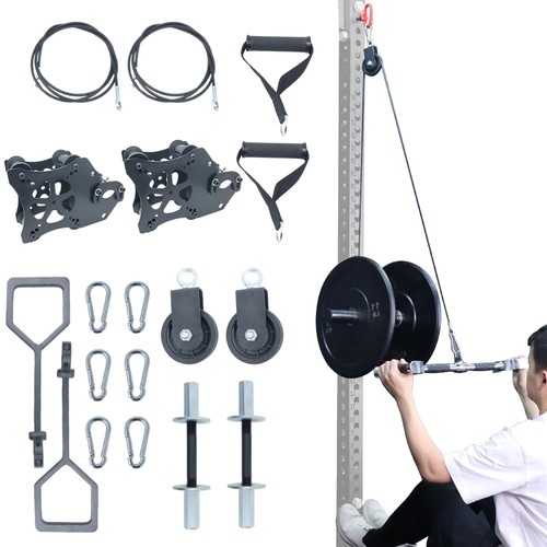 Pulley system gym - gym, rack