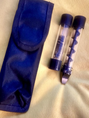 New twisty glass - new, blunt/pipe