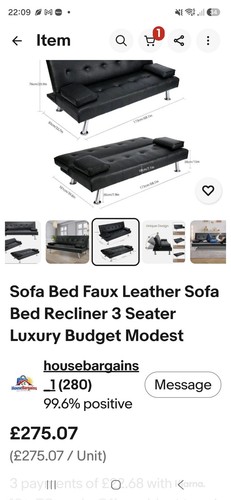 Black faux leather - black,