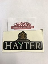 HAYTER HARRIER LOGO DECAL BADGE  56  48 41 PRO  410087 ( see size below)
