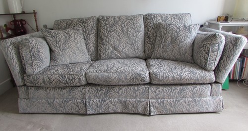 Sofa knole seater used blue - 3,