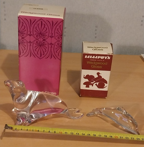 Vintage wedgwood glass seal - wedgwood,