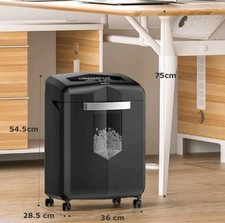 Bonsaii Heavy Duty Paper Shredder, 60-Minute 18 Sheets Cross Cut Office Credit