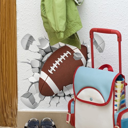 Pvc rugby ball wall - pvc,