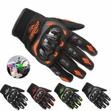 MOTORCYCLE BIKE GLOVES ARMOURED KNUCKLE MOTORBIKE MOTOCROSS PRO BIKER GLOVES