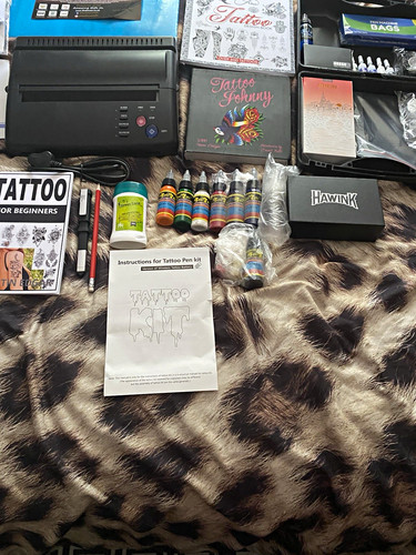 Hawink tattoo pen - kit, black