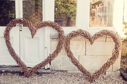 Eco natural sustainable heart - natural,