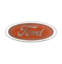 FORD ESCORT MK2 RS2000 CORTINA CAPRI CLASSIC CAR GRILL BOOT OVAL BADGE ORANGE