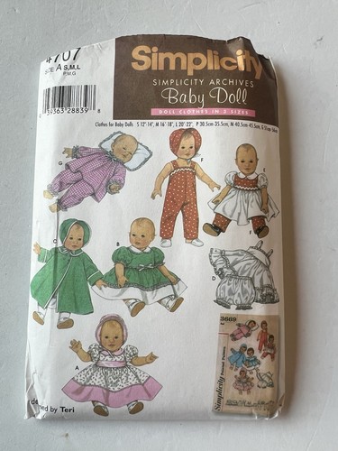 Simplicity sewing pattern - simplicity, 4707