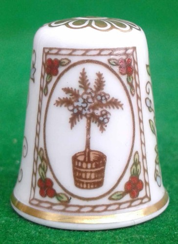 Spode fine bone china thimble - fine,