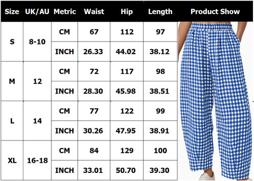 Ladies wide leg elastic - leg, waist
