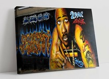 TUPAC GRAFFITI 3 CANVAS WALL