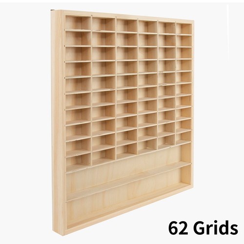 Cell wooden display - 62-cell, case