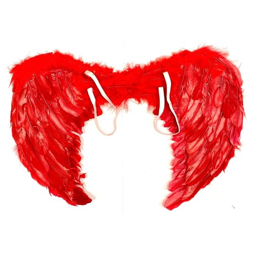 Red feather large - wings, fancy