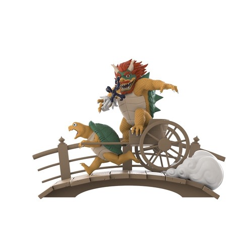 Ukiyo rickshaw kart turtle - ukiyo-e, kart: