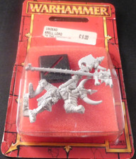 Undead Lord Krell Metal RARE OOP - Classic Warhammer Complete Blister Pack