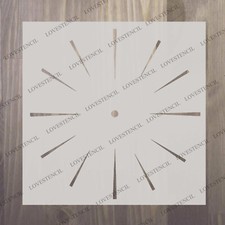 clock face/Clock stencils craft,fabric,glass,furniture,wall art