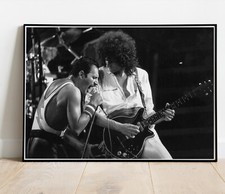 Queen Freddie Mercury Brian May Photo / Poster Up To 36"x24"