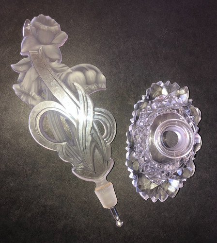 Perfume bottle czechoslovakia - bottle,