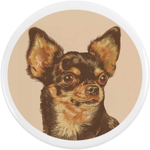 Vintage chihuahua portrait - 'vintage,