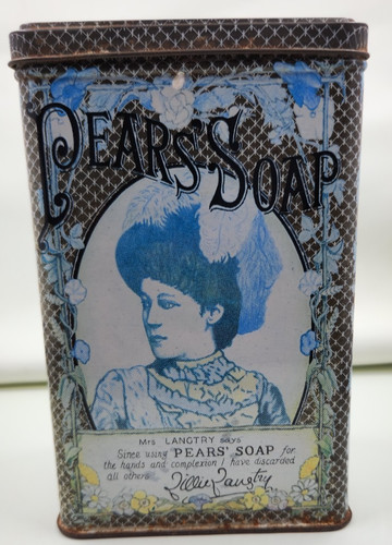 Vintage pears soap tin made - vintage,