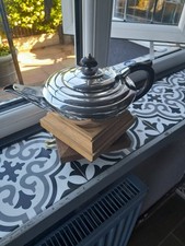 An Antique Silver Plate Tea-pot Hallmarked T.L. & S.S.