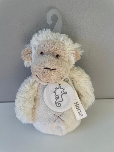 Happy horse white ivory monkey - horse,