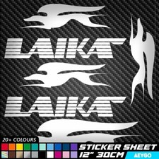 4x LAIKA Vinyl Decal Stickers