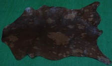 New Goat hide Rug Hair on Area Rug Size 34"x22" Animal Leather Goat Skin SA-171