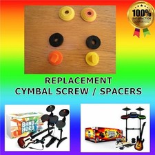 Band Hero / World Tour Drum Kit Replacement Cymbals & Brackets Wii Xbox 360 PS3