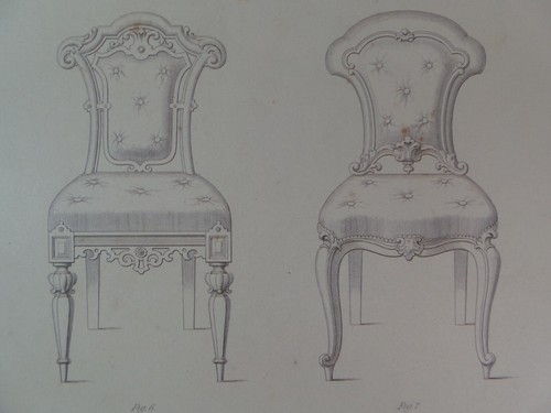 Rare 1853 victorian dining - rare,