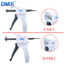Dental Impression Material Mixing Dispenser Caulking Gun 1:1 /2:1 4:1/10:1 Ratio