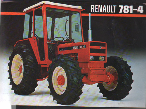 Renault 781 tractor - renault,