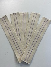 Paraffin Flat Wick 5 Pieces 10"  x 1 7/8" Oil Lamp Heater 254mm x 48mm Cotton