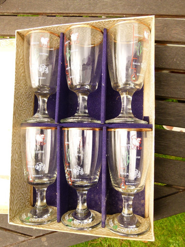 Vintage irish coffee glasses - irish,