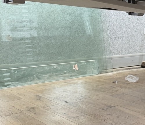 Toughened glass panels - glass,