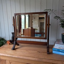Antique Bobbin Dressing Table Mirror