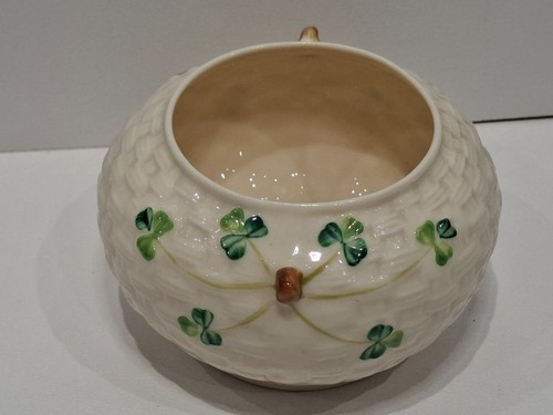 Vintage belleek shamrock - belleek, sugar