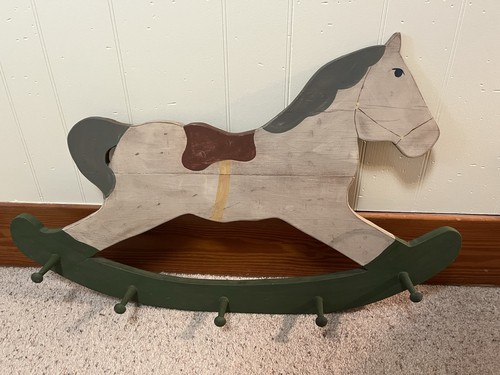 Large primitive wooden rocking - primitive,