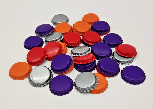 Crown metal bottle caps - bottle,