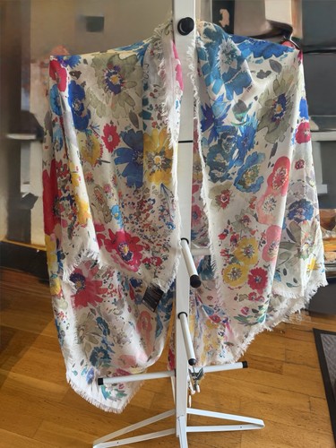New with tags floral - floral, shawl