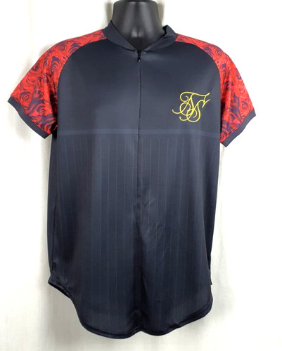 Siksilk black fitted - black, rose