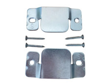 Pair metal sofa clips - pair,
