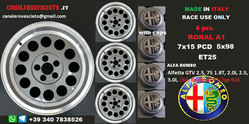 Alloy wheels ronal 15 - wheels, 7x