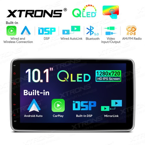Xtrons double din qled - xtrons, 10.1"