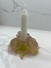 Daum roses candleholder