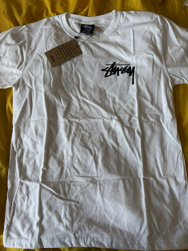 Stussy white graphic logo - graphic,