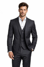 Ben Sherman Grey 3 Piece Suit