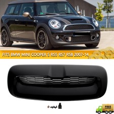 Front Hood Air Scoop Vent Fits BMW Mini Cooper S R55 R57 R58 2007-14 Gloss Black